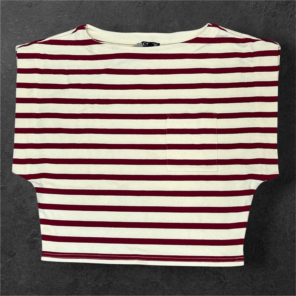 NWT - J. CREW striped tee - sz M